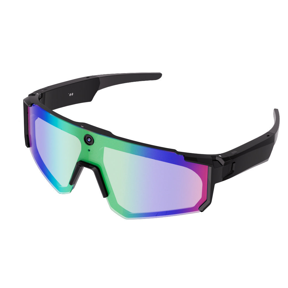 Riding AI smart glasses with built-in camera and UV protection
