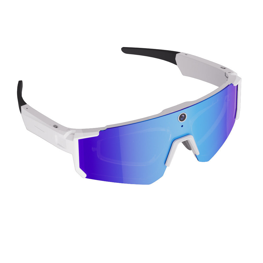 Riding AI smart glasses with built-in camera and UV protection