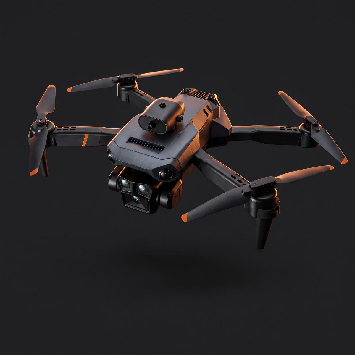 Aerial photography of remote-controlled aircraft by drones